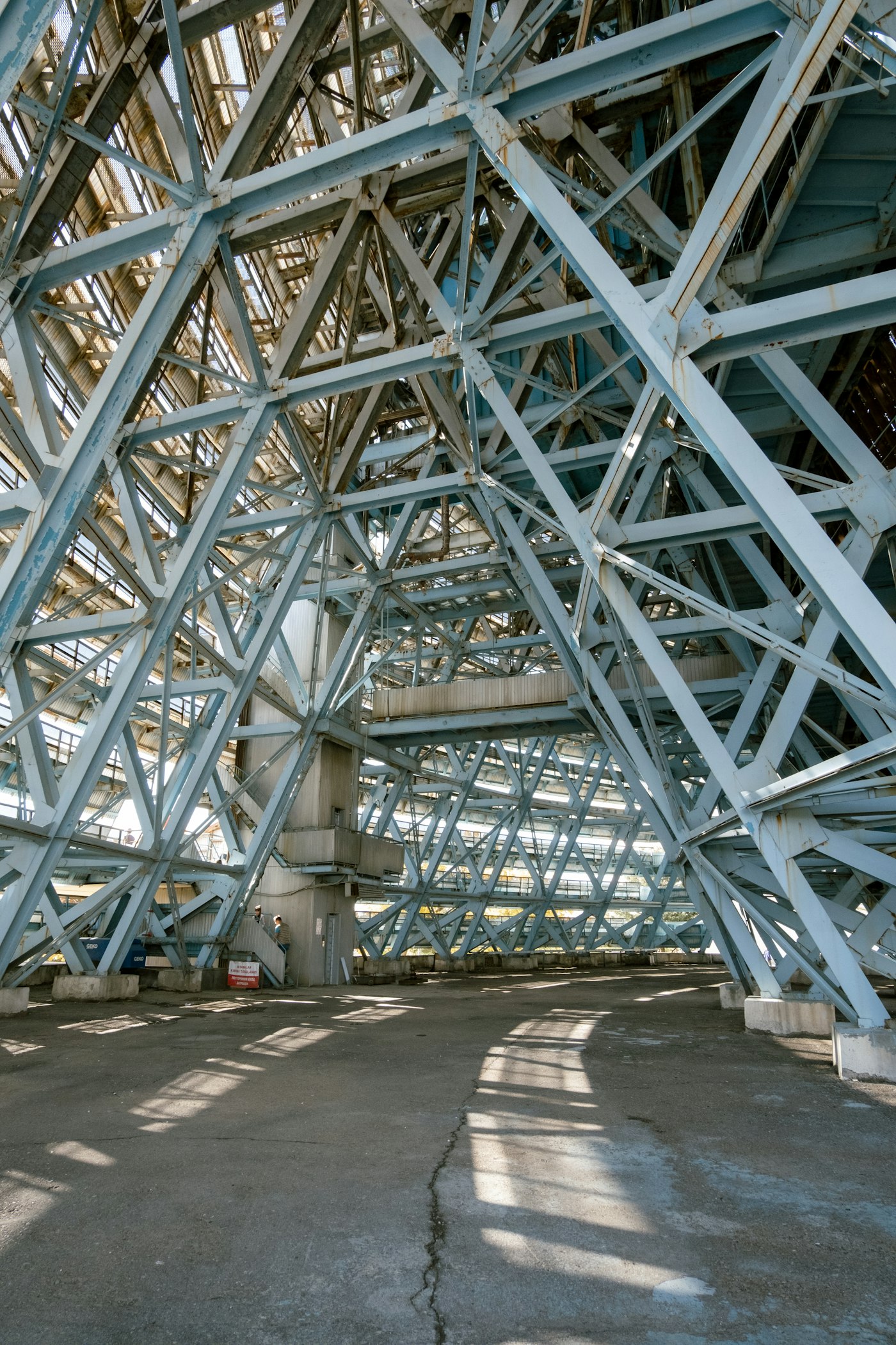 Estructura de perfiles metálicos